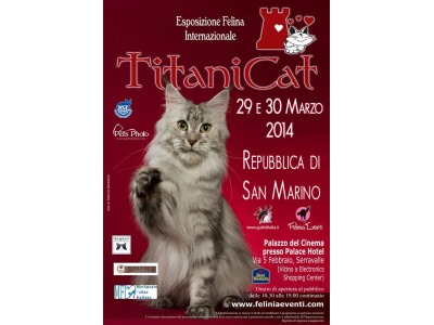 San Marino. V edizione Titanicat: Esposizione Felina Internazionale