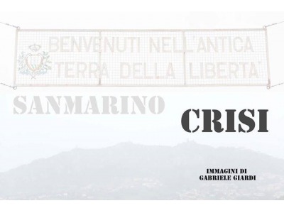 San Marino. Presentazione del libro ‘Crisi’  del fotografo Gabriele Giardi