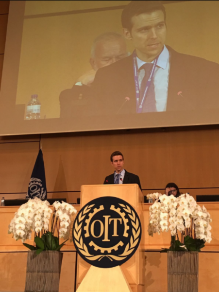 San Marino. Il Segretario Zafferani alla 107^ Sessione della Conferenza Internazionale del Lavoro