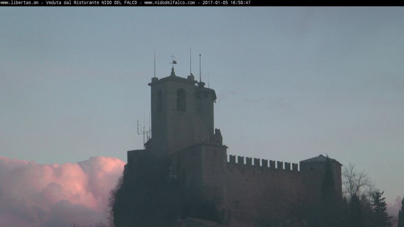 San Marino. Fulmine  provoca danni alla Prima Torre