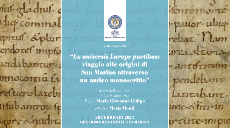 “Vita Sanctorum Marini et Leonis”, la dissertazione sull’antico manoscritto candidato al programma dell’Unesco