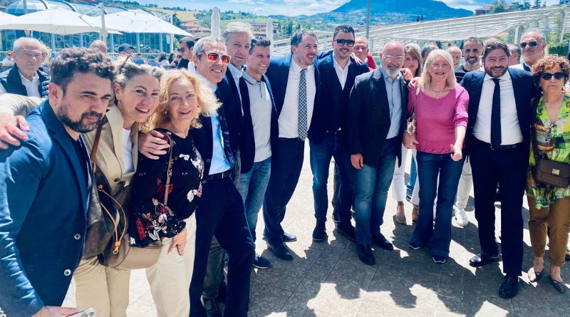 Bonaccini a San Marino, accolto da candidati ed elettori del Psd